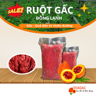 Ruột Gấc Tách Hạt Đông Lạnh Nguyên Chất - HTX GẤC VIỆT - Nấu Xôi, Làm Bánh Màu Đẹp Tự Nhiên