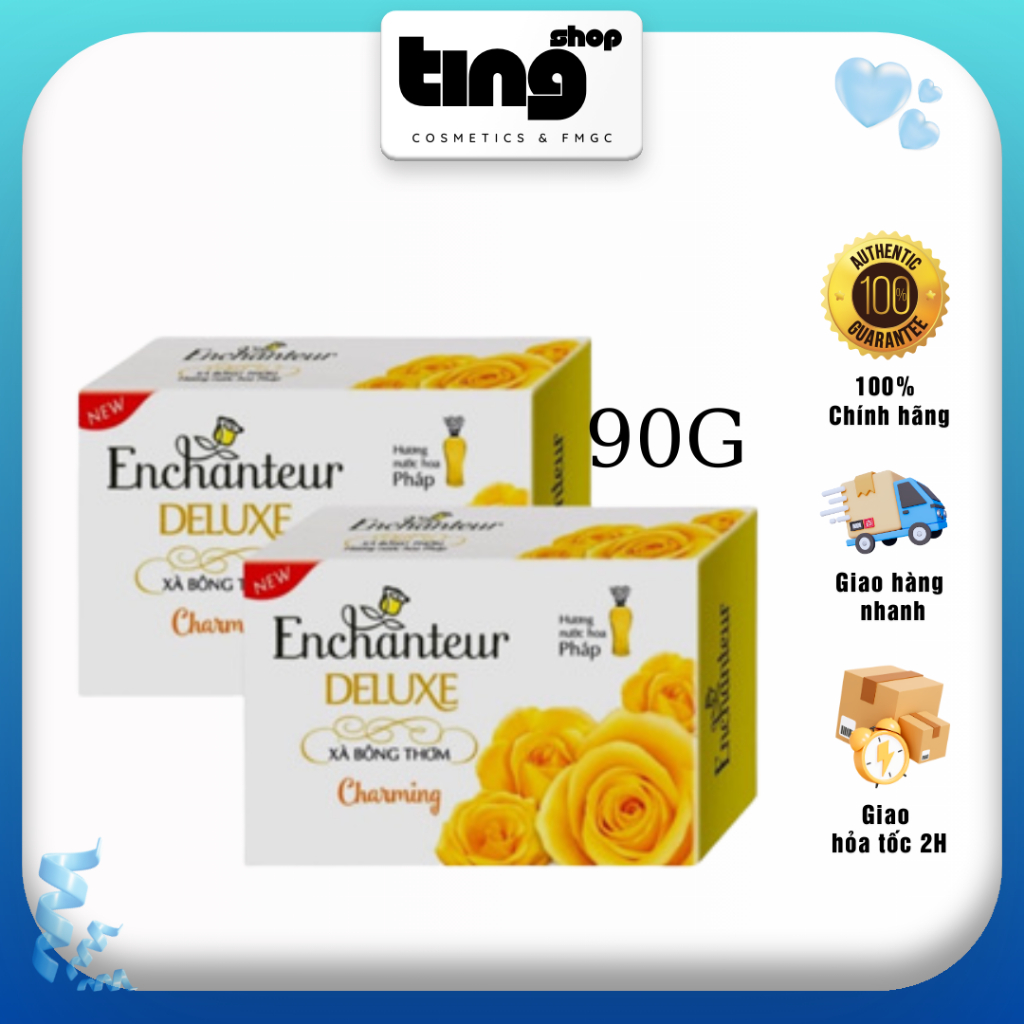 Xà Bông Thơm Charming Enchanteur 90Gr [CHÍNH HÃNG]