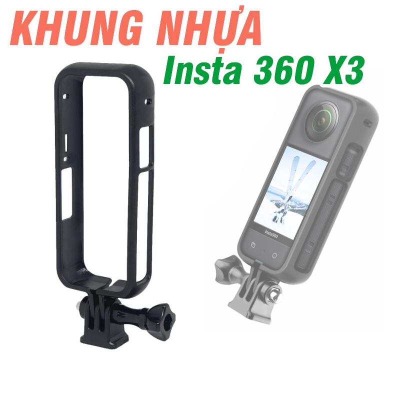 Khung bảo vệ máy Insta 360 X3 - phụ kiện bảo vệ máy quay hành động Insta360 X3 360° Camera