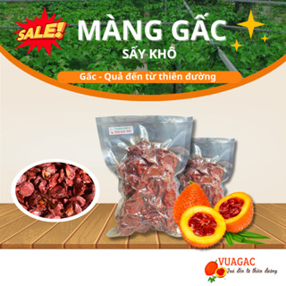 Màng Gấc Sấy Khô - HTX GẤC VIỆT - Nguyên Chất Hút Chân Không, Ép Dầu, Nghiền Bột, Nấu Xôi - Túi 500g