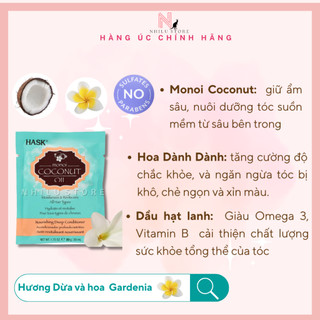 Mặt nạ dành riêng cho tóc Hask Coconut