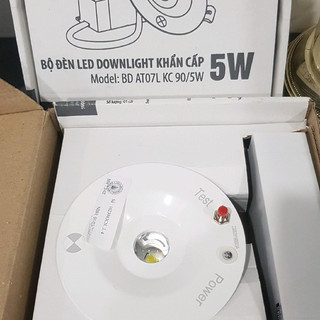 Đèn LED Âm trần Downlight Khẩn cấp  90/ 5W Rạng Đông