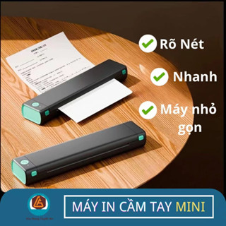  Máy in mini cầm tay A4 bin sạc kết nối bluetooth mực rõ nét bền in mượt IN SCAN tài liệu hợp đồng 