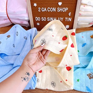 Chăn choàng ủ xốp trần bông có mũ,dùng quấn ủ cho bé sơ sinh