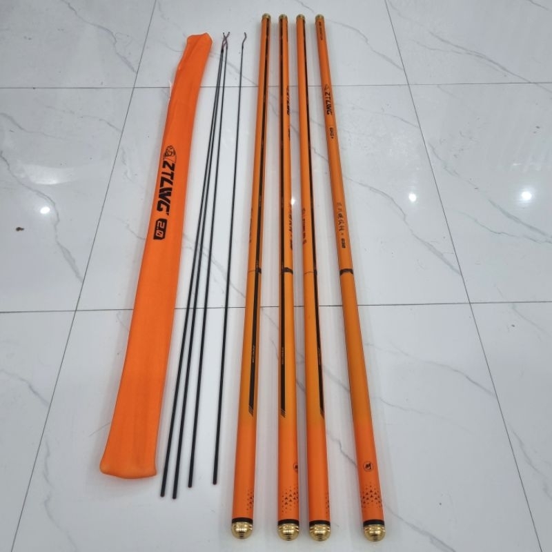 xả hàng cần câu tay 7m2 tiểu ngư vương 6H tặng kèm ngọn