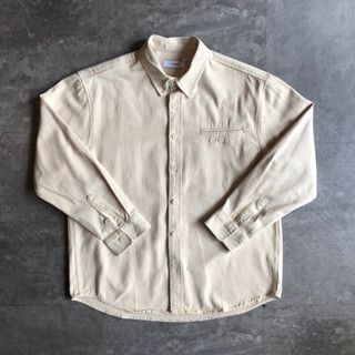 Áo sơmi denim XT cao cấp B5153 Buivintage, vải dày dặn phom over.