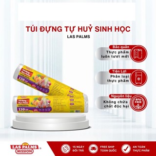 Túi thực phẩm tự hủy sinh học  Las Palms nhiều size giúp lưu trữ đổ ăn luôn tươi ngon