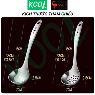 Muỗng canh Inox 304 cao cấp SSGP của Đức - SS11606 Muôi canh,Thìa canh, Vá canh, muỗng lẩu thìa lẩu