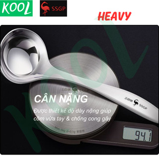 Muỗng canh Inox 304 cao cấp SSGP của Đức - SS11606 Muôi canh,Thìa canh, Vá canh, muỗng lẩu thìa lẩu