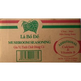 Hạt nêm chay nấm Đông Cô Lá Bồ Đề - Export Only