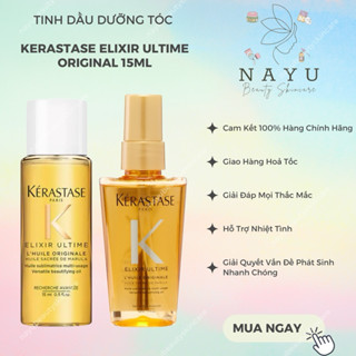 [GIFT SEPHORA] TINH DẦU DƯỠNG TÓC KERASTASE ELIXIR ULTIME ORIGINAL 15ML