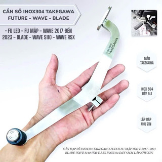Cần số inox 304 Takegawa dày 5li cho các dòng xe