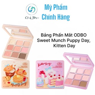 Bảng Phấn Mắt ODBO Sweet Munch Puppy Day, Kitten Day