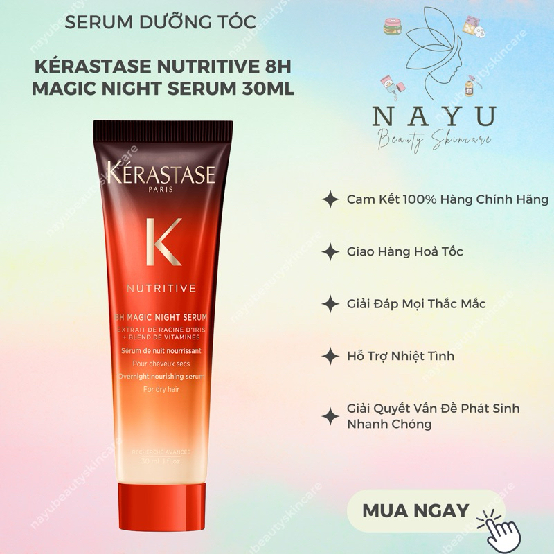 SERUM DƯỠNG TÓC KÉRASTASE NUTRITIVE 8H MAGIC NIGHT SERUM 30ML