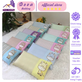 Gối trẻ em vỏ cotton 25x45cm siêu đáng yêu , Gối nằm cho bé chất liệu mềm mại thoáng mát , thấm hút mồ hôi