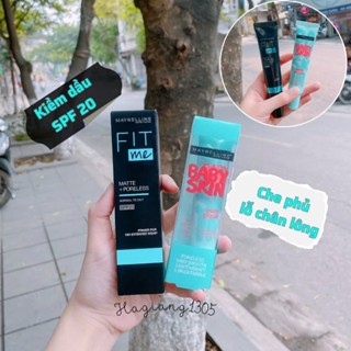  Kem lót kiềm dầu Maybelline Baby Skin Pore Eraser 20ml Kem Lót Maybelline Fit Me Matte Poreless SPF20 30ML 