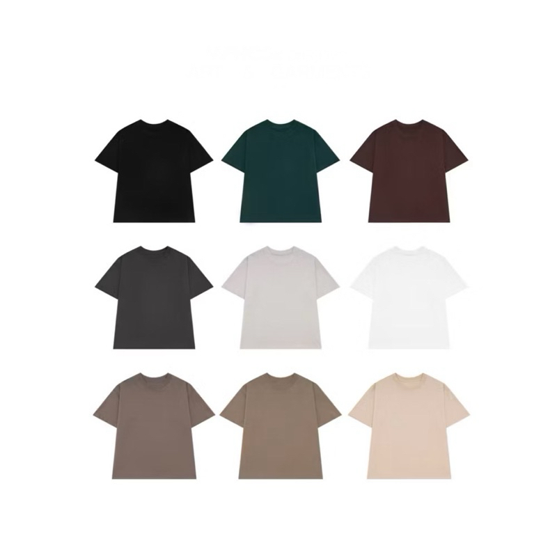 ÁO THUN TRƠN COTTON - FROM BOXY - PREMIUM 290GSM