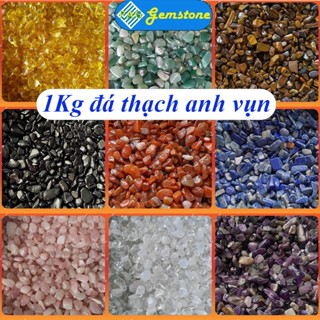 1Kg Đá Vụn Tự Nhiên Đã Mài Bóng - Đá Thanh Tẩy - Trang Trí Bể Cá, Chậu Cây Cảnh -Đá Phong Thuỷ PAG