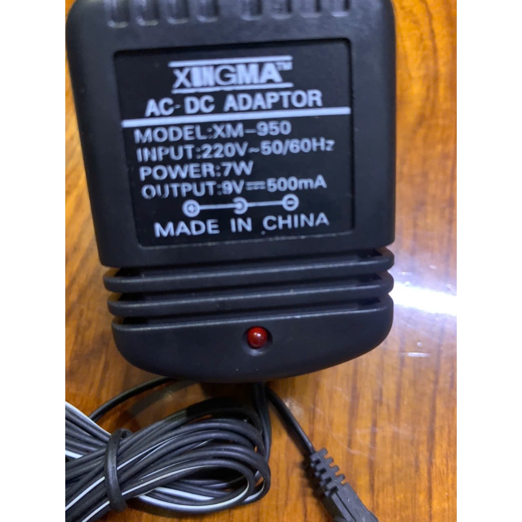 Adapter Sạc 9V 500mA Jack 5.5x2.1mm Nguồn DC 9V Cho Cân Điện Tử, Mạch Điện Tử Trung Dương +)- (+)