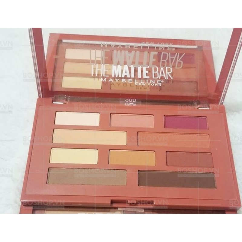 Bảng phấn mắt Maybelline The Matte Bar 300