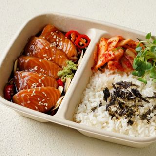 [HCM - Giao 2H] Set 1 Cơm cá hồi ngâm tương - Cô Thảo Tôm Cá