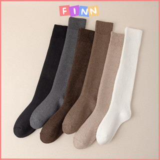 Tất Dài Đến Đầu Gối Tất Dài Cotton Dày Dặn Ôm Chân Tất Dài Nữ Đàn Hồi Cao Ấm Áp Phong Cách Nhật Bản Trẻ Trung_TDG1