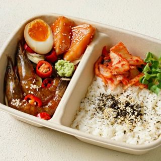 [HCM - Giao 2H] Set 4 Cơm cá hồi, tôm, trứng ngâm tương - Cô Thảo Tôm Cá