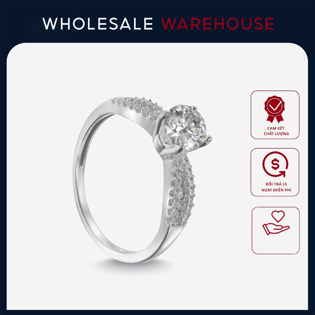 Nhẫn bạc nữ Queen Silver Ring 8284 bạc s925