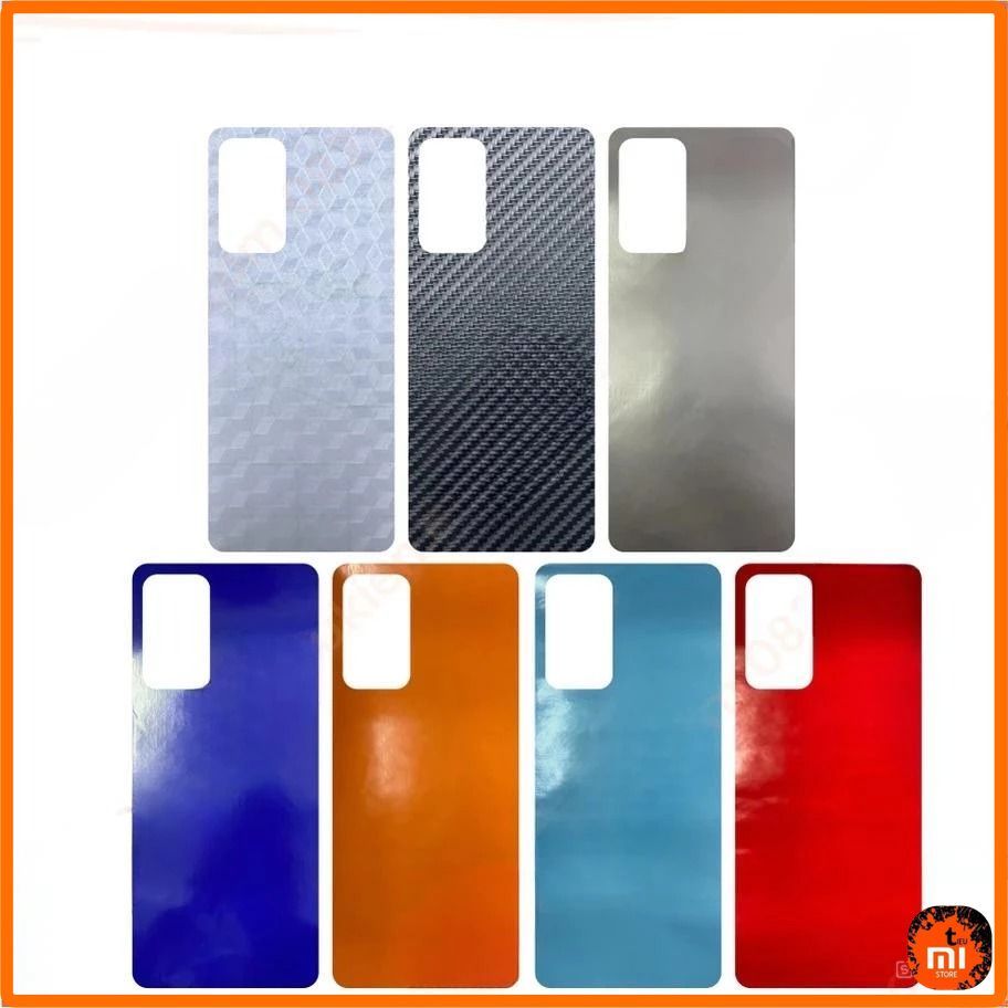 Miếng dán mặt lưng skin carbon xiaomi redmi note 11 / note 11s 4G / note 11s 5G / note 11 pro / note