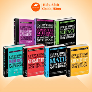 Sách - Big Fat Notebook Everything You Need To Ace ( Bộ 7 cuốn sổ tay học tập phiên bản tiếng anh )