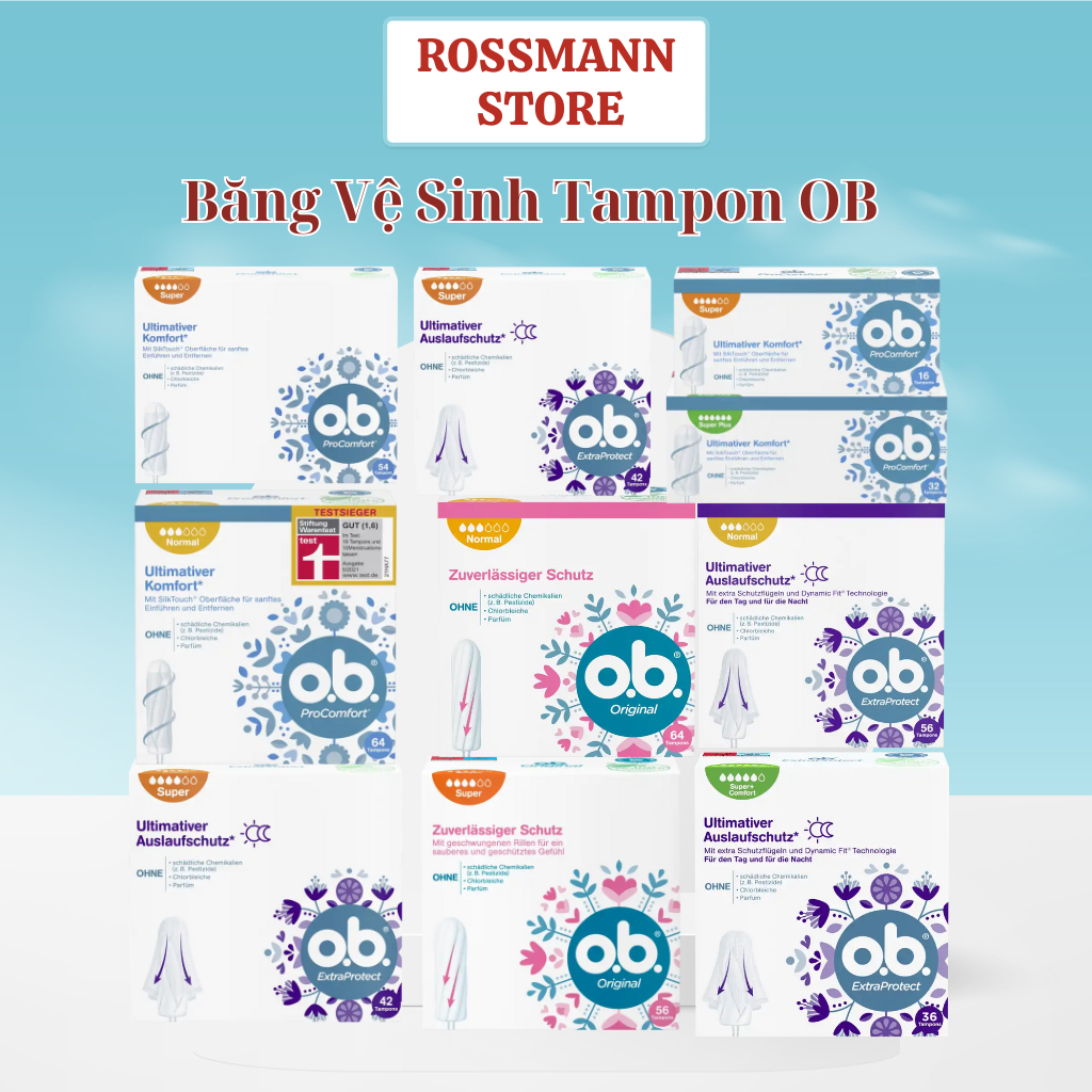Băng Vệ Sinh Tampon Ob - Đức