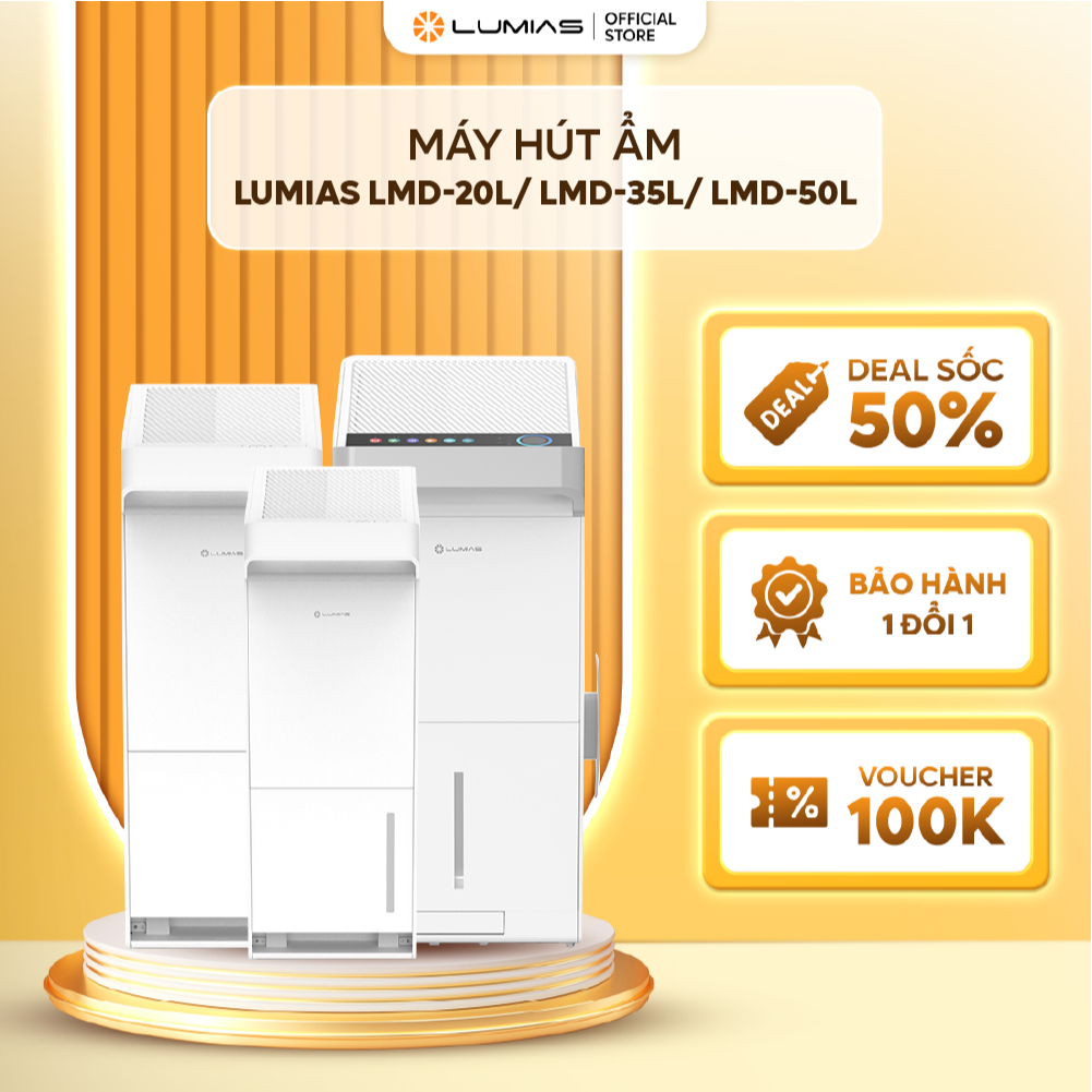 Máy hút ẩm không khí Lumias LMD-12L/LMD-20L/ LMD-35L/ LMD-50L BH 18 tháng