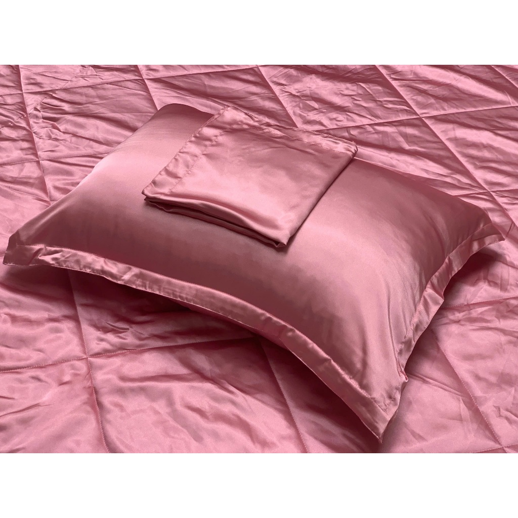 Vỏ gối phi lụa 40x60cm, 50x70cm. Vỏ gối ôm 35x100 AT Bedding