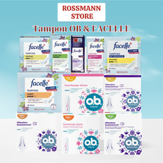 Băng vệ sinh dạng ống - Tampons Facelle/OB, đủ size