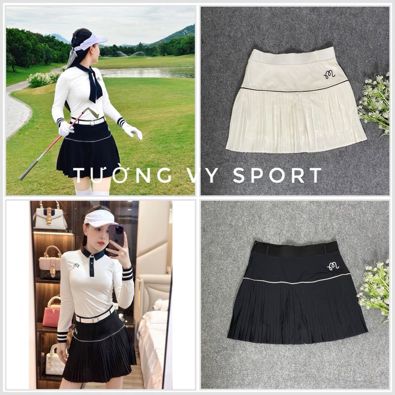 Váy thể thao, váy xếp ly golf, tennis, pickleball nữ xếp ly xinh lắm ạ, chất vải si siêu đẹp lên pho