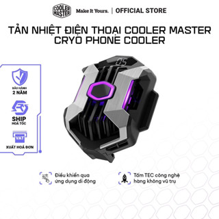 Quạt Tản Nhiệt Điện Thoại Sò Lạnh CoolerMaster CRYO PHONE COOLER Làm Mát Nhanh, Đèn RGB | Bảo Hành 2 Năm