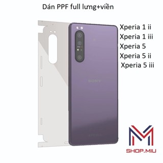 Dán PPF full lưng viền máy Sony Xperia 1 Mark 2 , Xperia 1 Mark 3 , Xperia 5 Mark 2 , 5 Mark 3 chống trầy xước