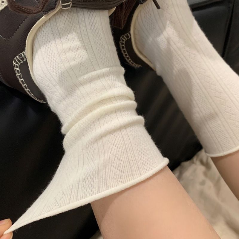 Tất vớ nữ Jengiang chất liệu vải cotton mỏng thoáng khí phong cách retro Lolita ngọt ngào T1133 | BigBuy360 - bigbuy360.vn