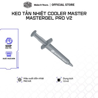 Keo Tản Nhiệt Cooler Master MasterGel Pro V2 Hiệu Suất Dẫn Nhiệt Cao Cho CPU/GPU (9W/m-k), Dung Tích 1.5ml
