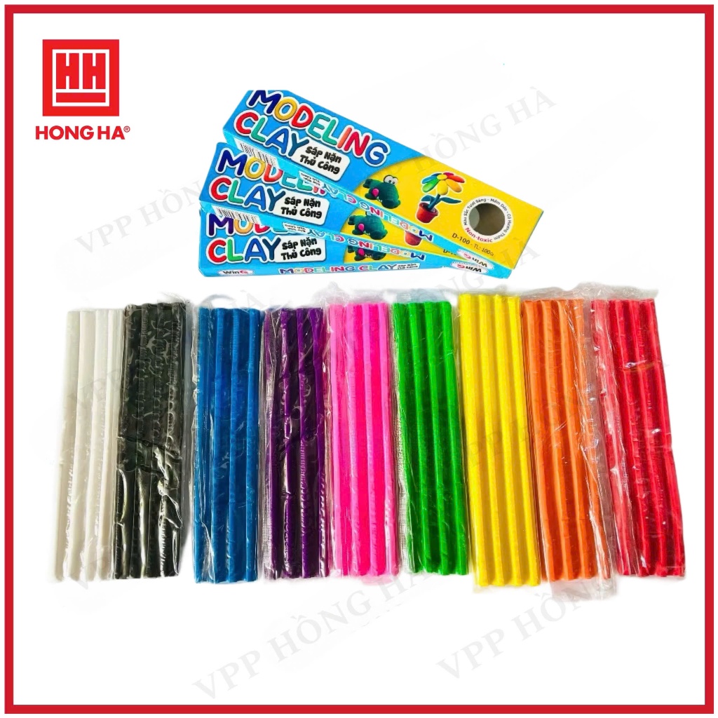 Sáp nặn WinQ đủ màu 100gram (D-100)