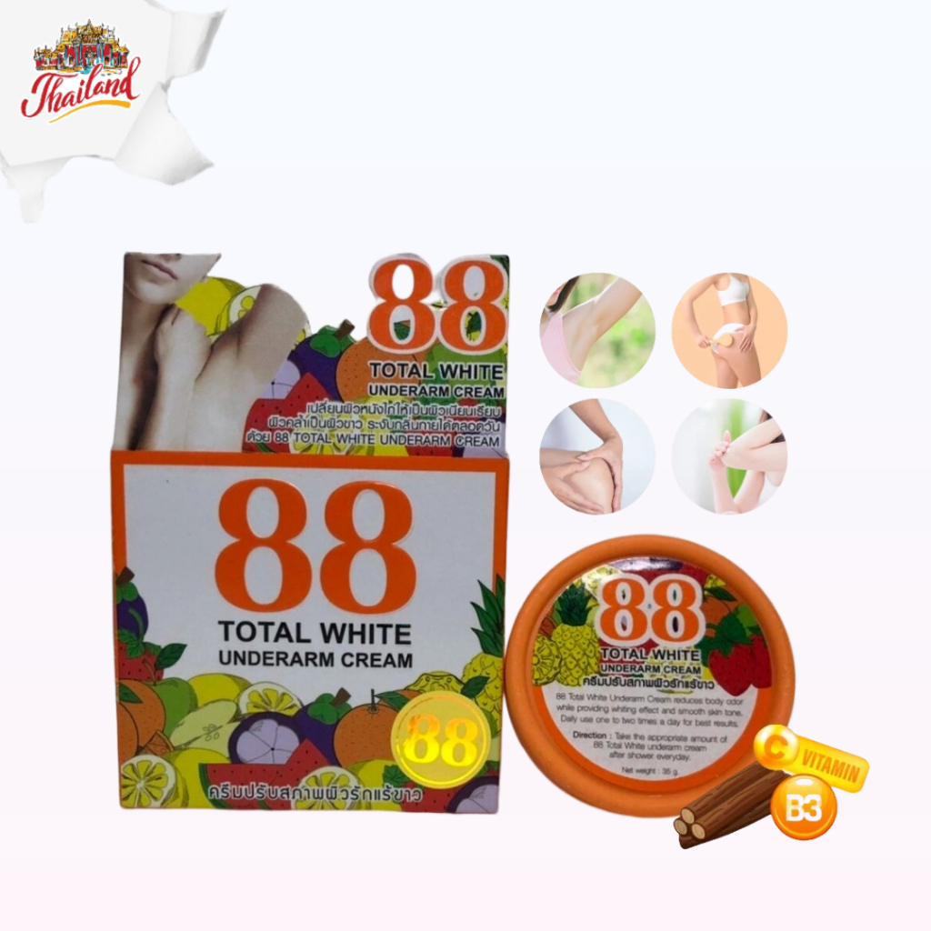 Kem loại bỏ thâm nách 88 Total White Underarm Cream Thái Lan