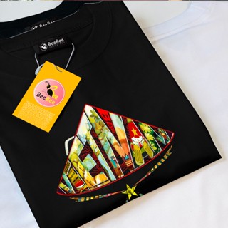 Áo thun in hình BEEBEE VIỆT  NAM- NÓN LÁ 100% COTTON- NLVN00