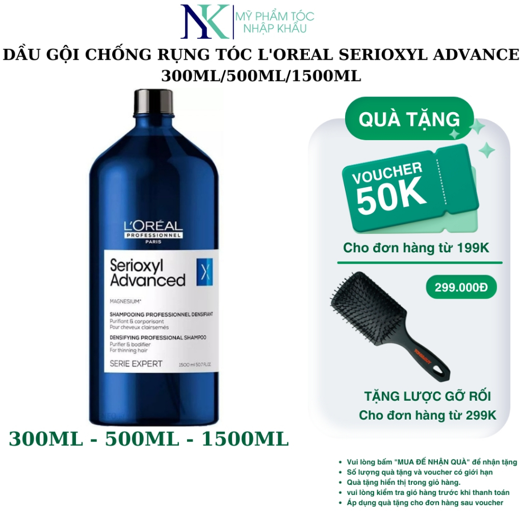 DẦU GỘI CHỐNG RỤNG TÓC L'OREAL SERIOXYL ADVANCE 1500ML
