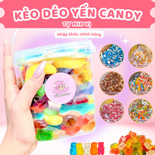 1kg Xô Kẹo Dẻo Cao Cấp Tự Chọn, Kẹo Dẻo Chip Chip, Kẹo Dẻo 4D, Kẹo Phủ Đường, Kẹo Dẻo Yến Candy, Mix Vị Đức