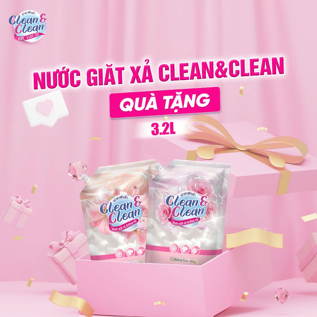 [ Clean & Clean GIFT ] Quà tặng Nước giặt Clean&Clean - Tùy chọn mùi hương