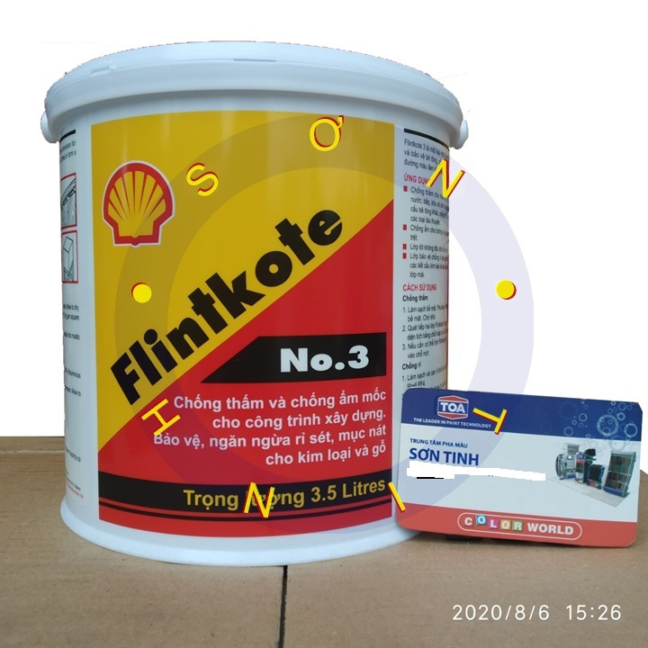 Chống thấm bể cá Koi Flintkote No.3 - 3.5 Lít