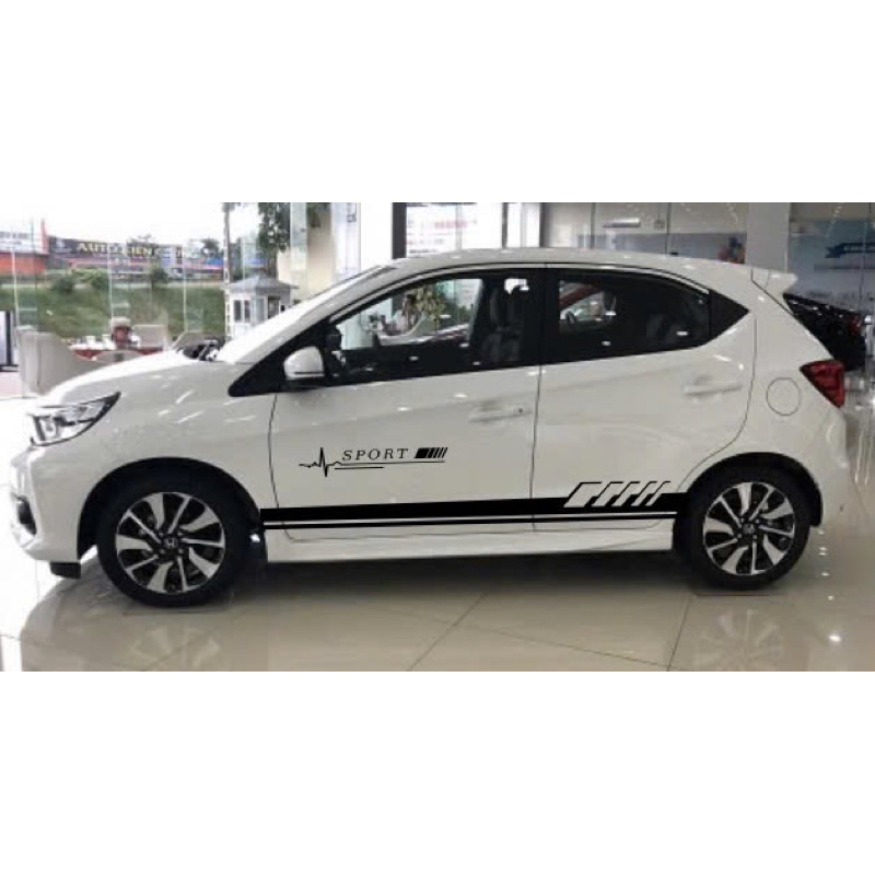 Tem 2 bên Sườn Xe HONDA BRIO, Team Decal Oto SPORT