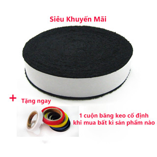  Quấn cán vải vợt cầu lông dài 10m và dài 5m dành cho người ra nhiều mồ hôi tay! Mua cuộn 10m tặng cuộn băng keo cố định. 