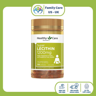  Viên uống Mầm đậu nành Super Lecithin Healthy Care - Úc 100 viên 