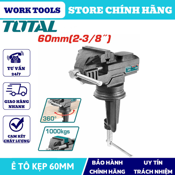TOTAL E tô kẹp 600MM THT6126 (Cam kết Chính Hãng 100%)